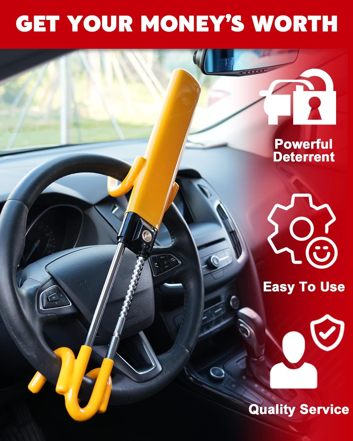 Auto Stuurwiel Slot Beveiliging