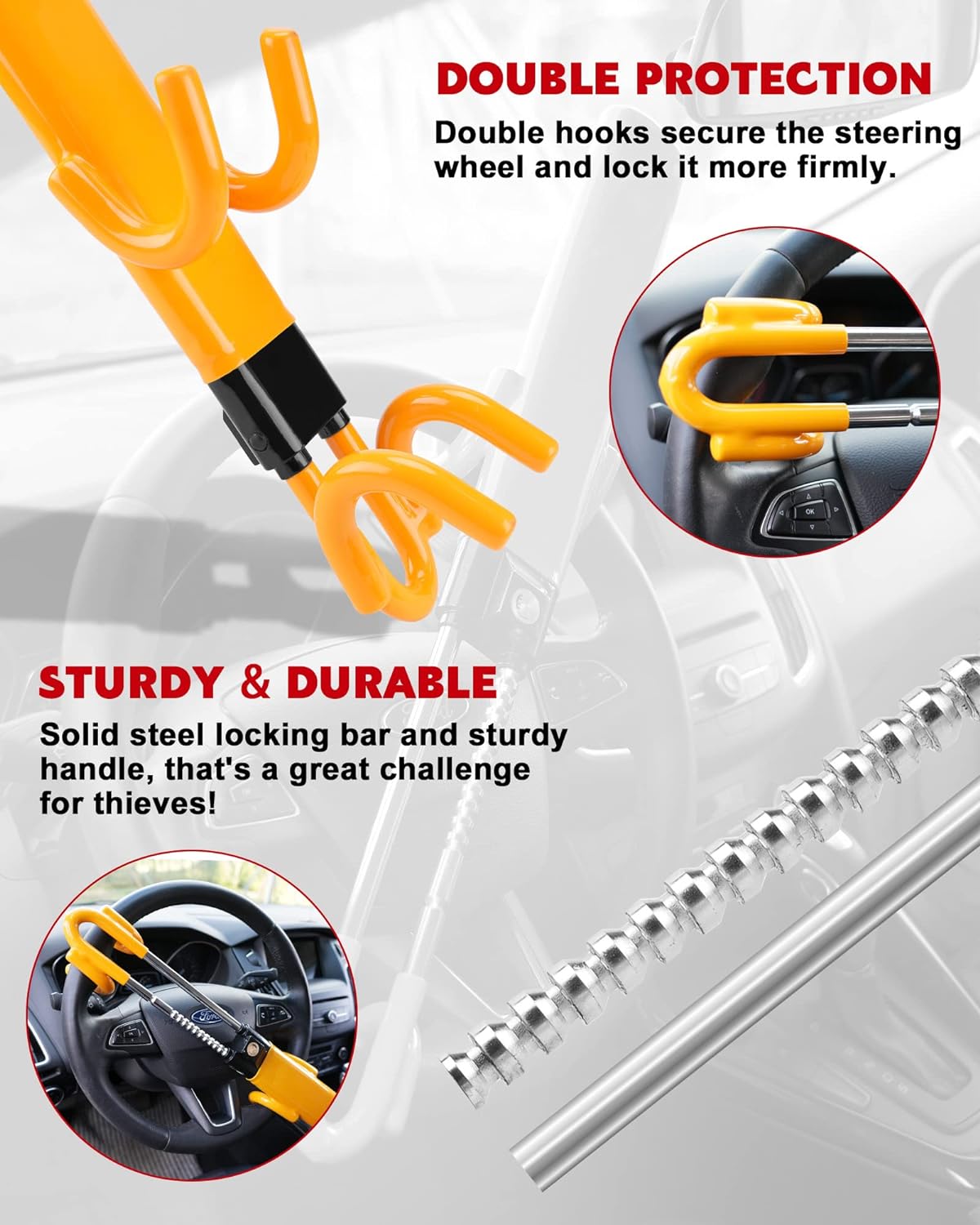 Auto Stuurwiel Slot Beveiliging