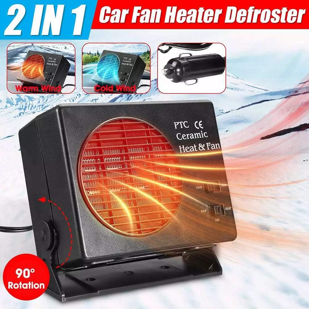 Auto Verwarming Ventilator 12V Draagbare Ontdooier