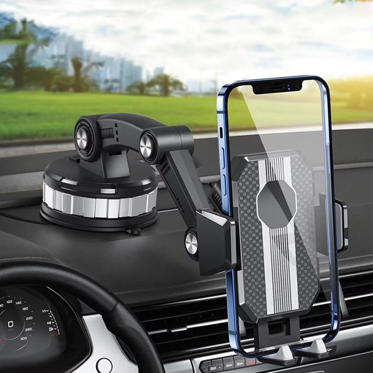 Auto telefoonhouder zuignap 360 graden rotatie