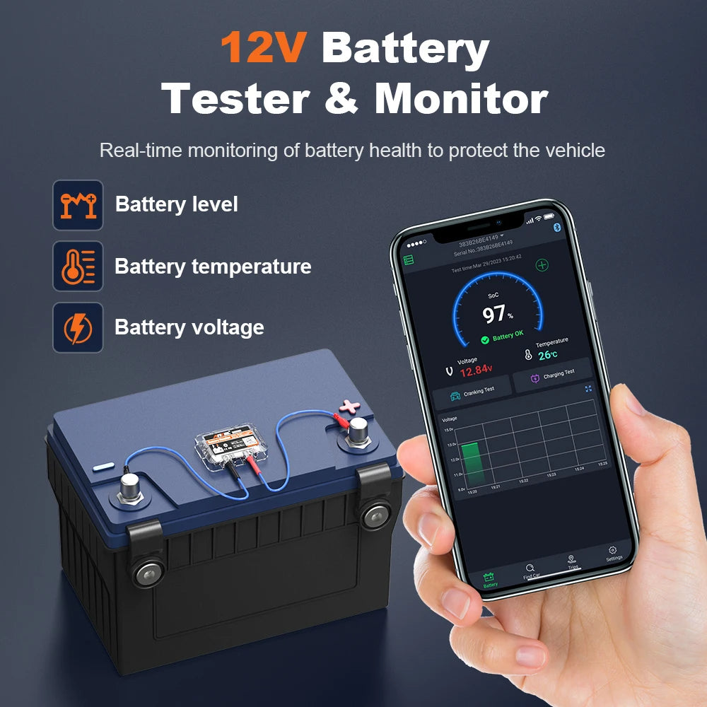 Autoaccu Tester Bluetooth Monitoring