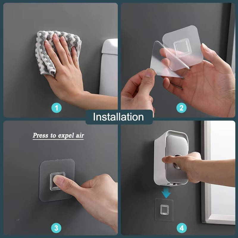 Automatische Tandpasta Dispenser Wandmontage Flush Mount
