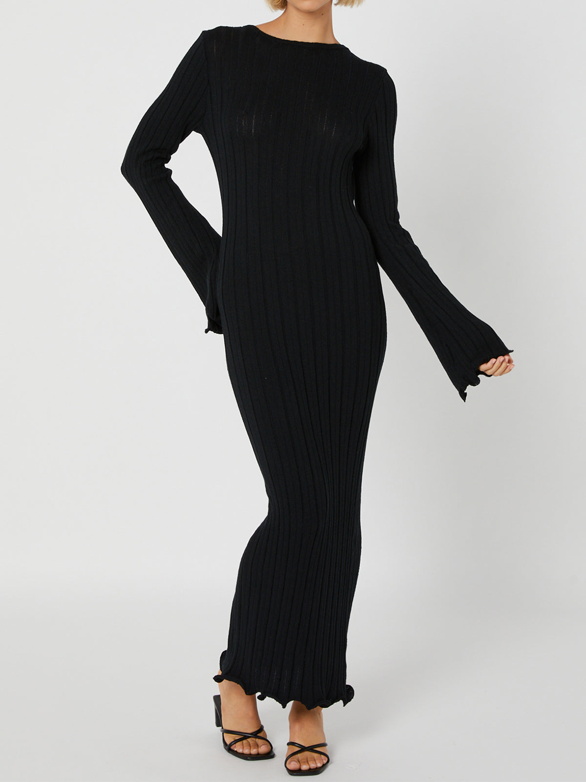 Elegante jurk dames – Jurk met open rug en stijlvolle snit voor speciale gelegenheden