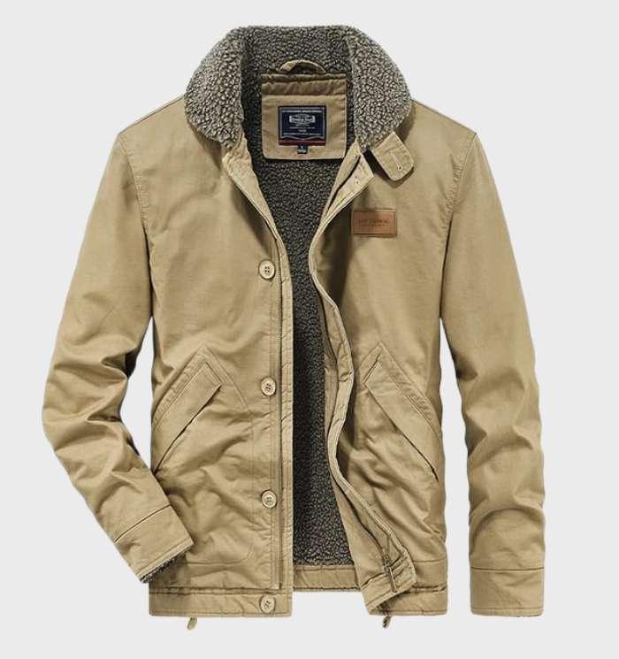 Herenjacke warm – Stijlvolle jas met zijzakken voor elke gelegenheid