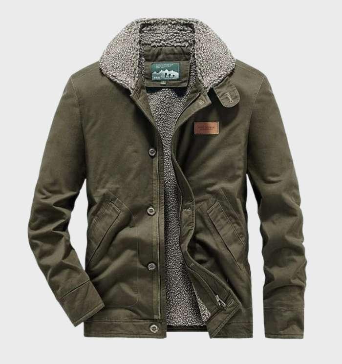 Herenjacke warm – Stijlvolle jas met zijzakken voor elke gelegenheid