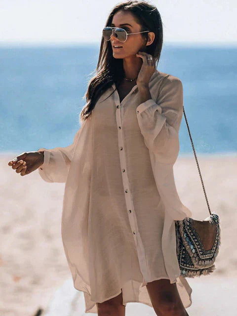Bikini Cover Up Dames – Lichte en stijlvolle strandjurk voor zomer en vakantie