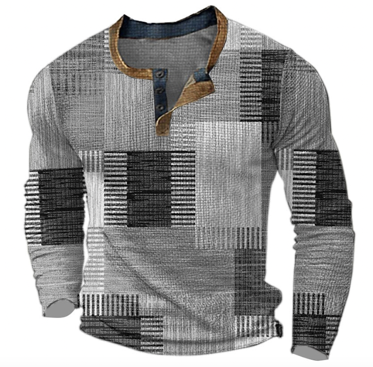 Gemêleerde Pullover Heren – Comfortabele Trui met Moderne Pasvorm en Stijl