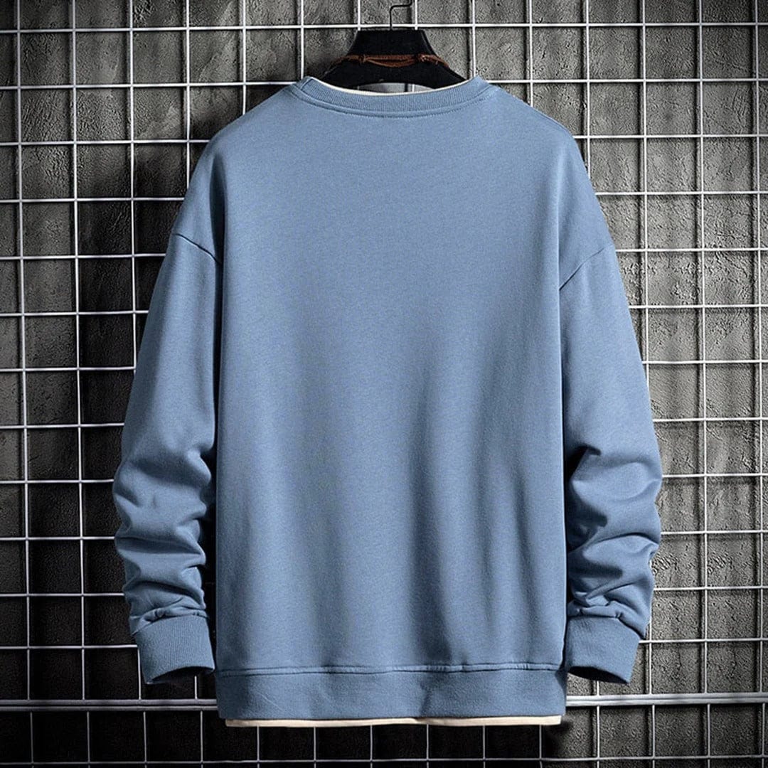 Sweatshirt voor Heren – Klassiek en Comfortabel Katoenen Sweatshirt voor Vrije Tijd