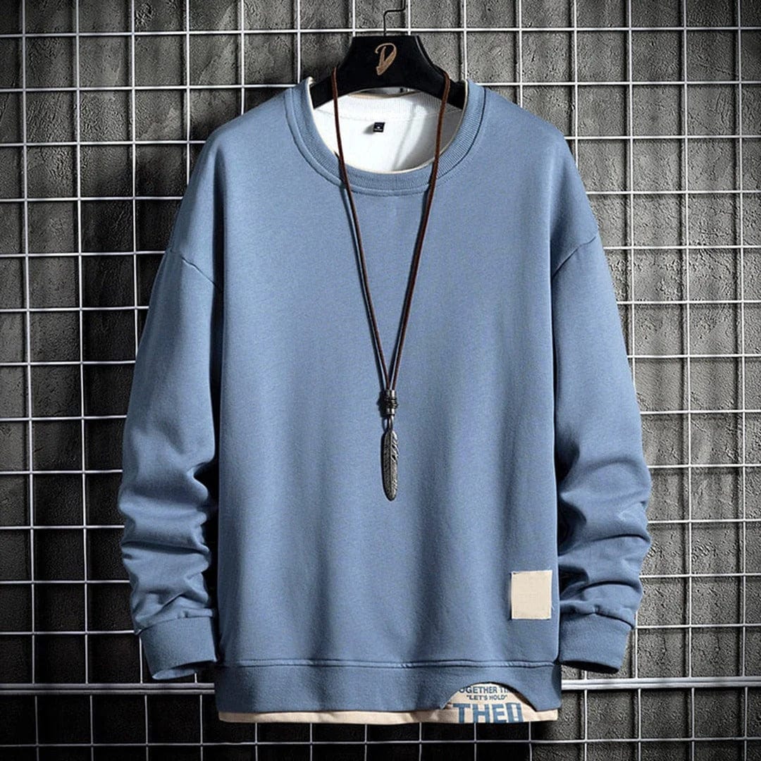 Sweatshirt voor Heren – Klassiek en Comfortabel Katoenen Sweatshirt voor Vrije Tijd