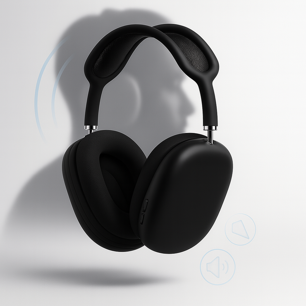 Draadloze Noise Cancelling Hoofdtelefoon Over Ear