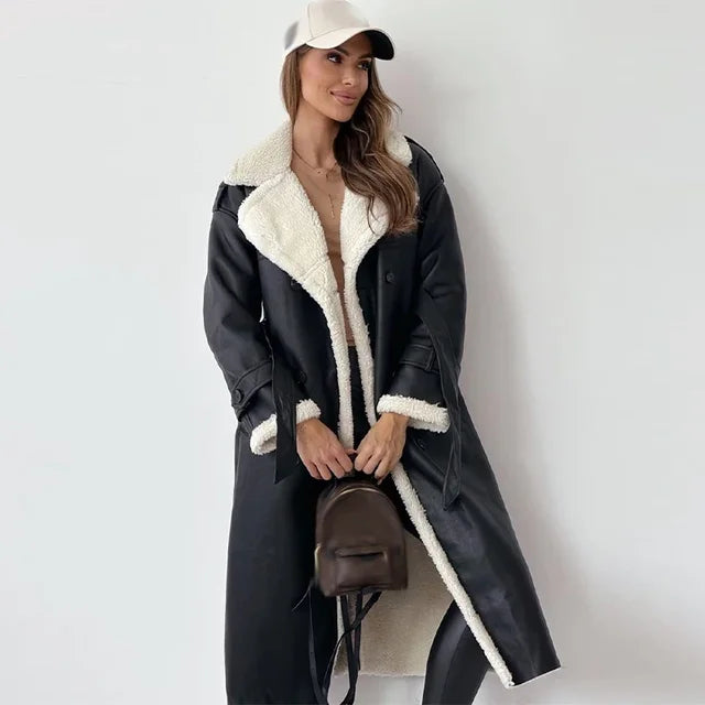 Lange Damesjas met Ceintuur – Elegante Jassen voor Dames, Perfect voor Elke Gelegenheid