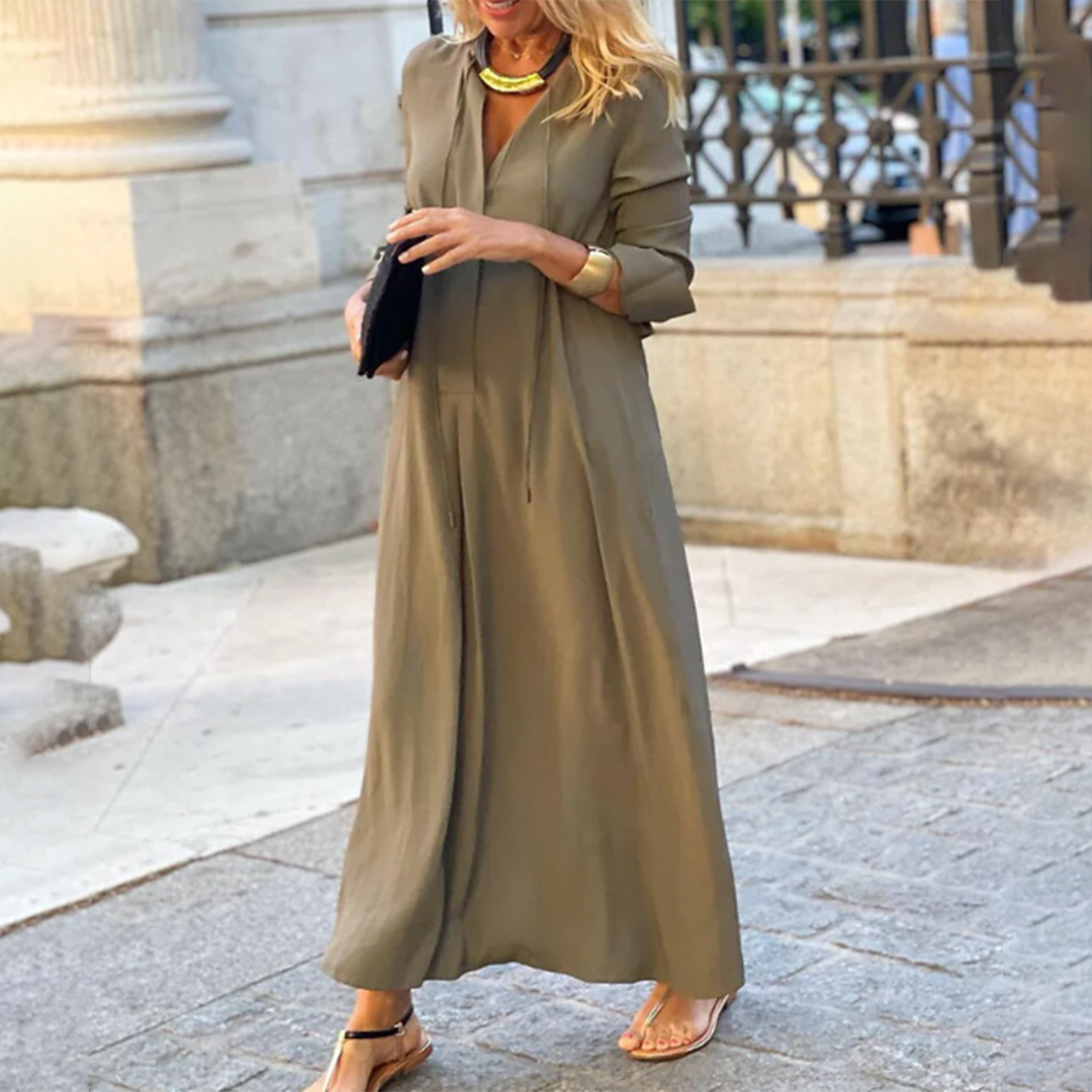 Maxidress Dames – Elegante lange jurk voor feesten, bruiloften en casual uitjes