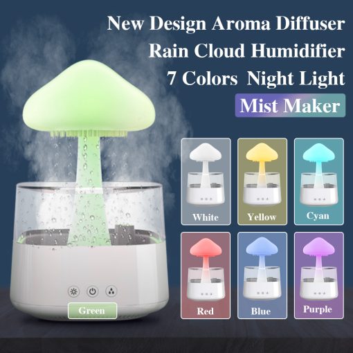 Bureau Lamp Luchtbevochtiger Aromatherapie Diffuser Nachtlamp