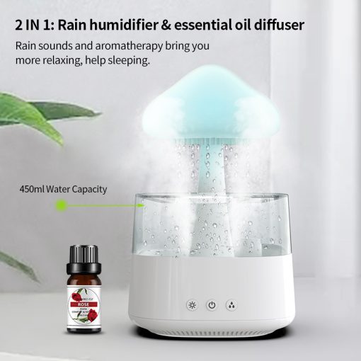 Bureau Lamp Luchtbevochtiger Aromatherapie Diffuser Nachtlamp