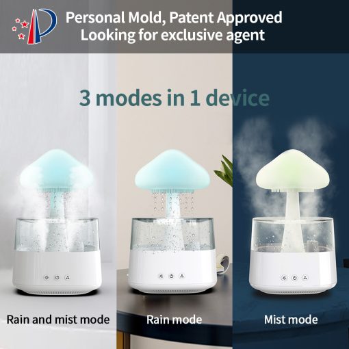 Bureau Lamp Luchtbevochtiger Aromatherapie Diffuser Nachtlamp