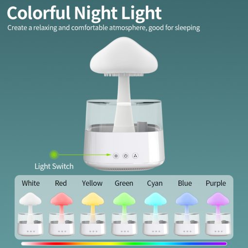 Bureau Lamp Luchtbevochtiger Aromatherapie Diffuser Nachtlamp