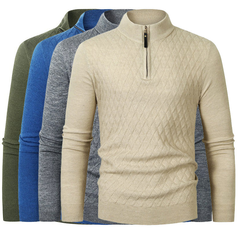 Heren Pullover met halve rits – Comfortabele en stijlvolle trui voor casual gebruik