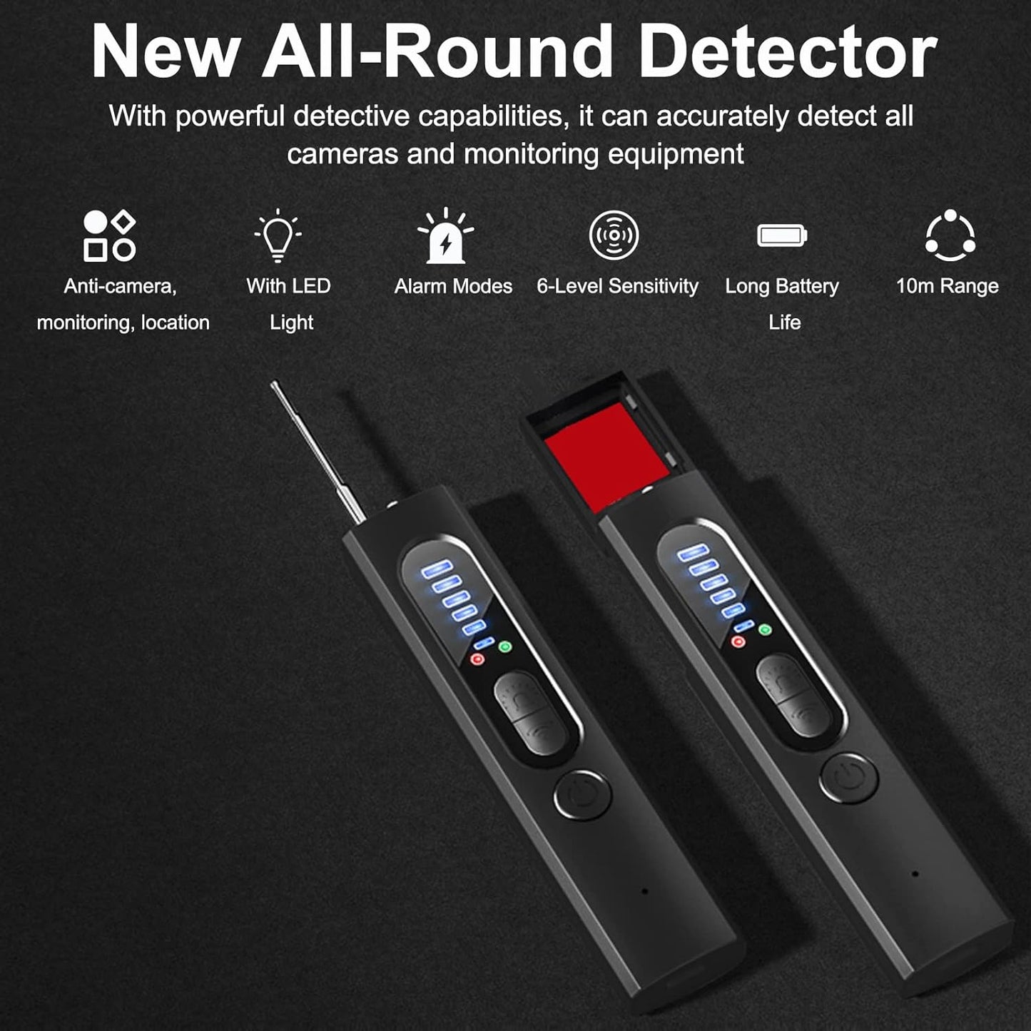 Camera Detector met RF en GPS Trackingdetectie