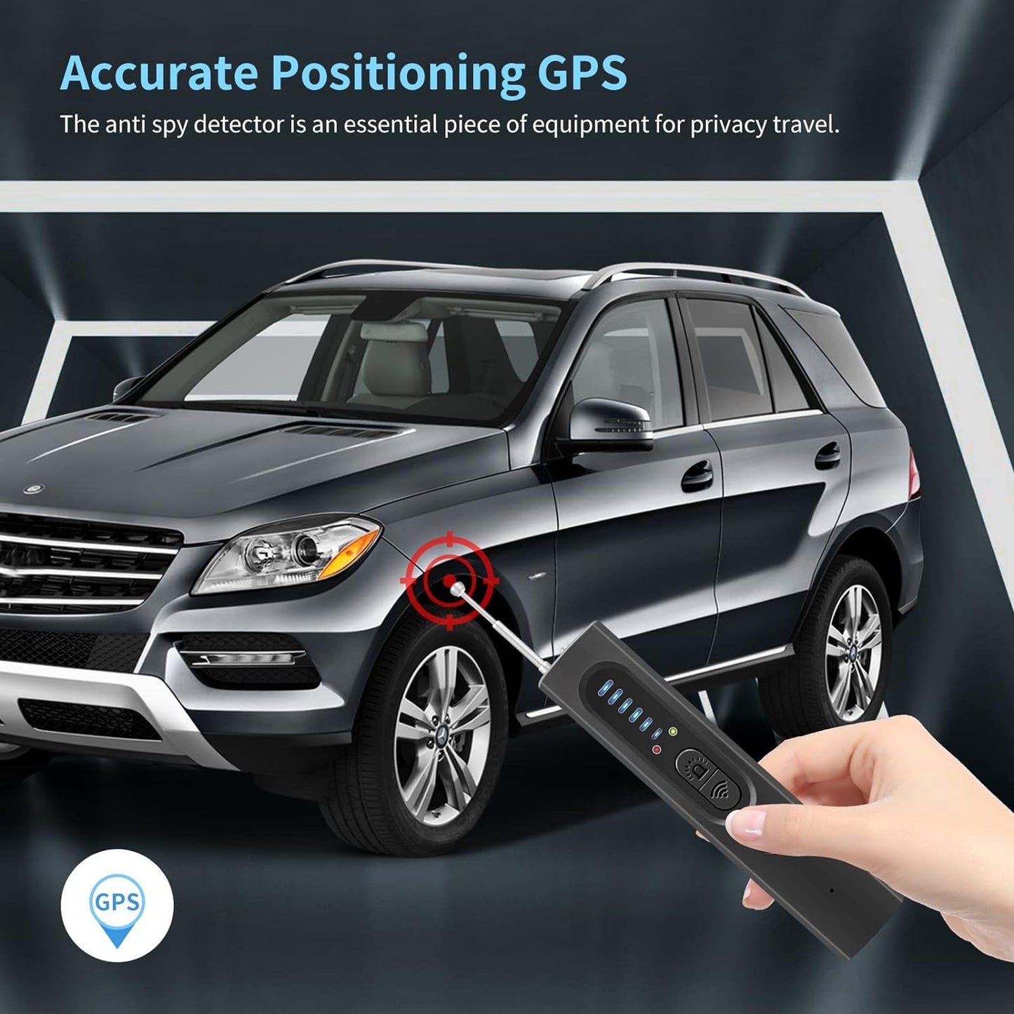 Camera Detector met RF en GPS Trackingdetectie