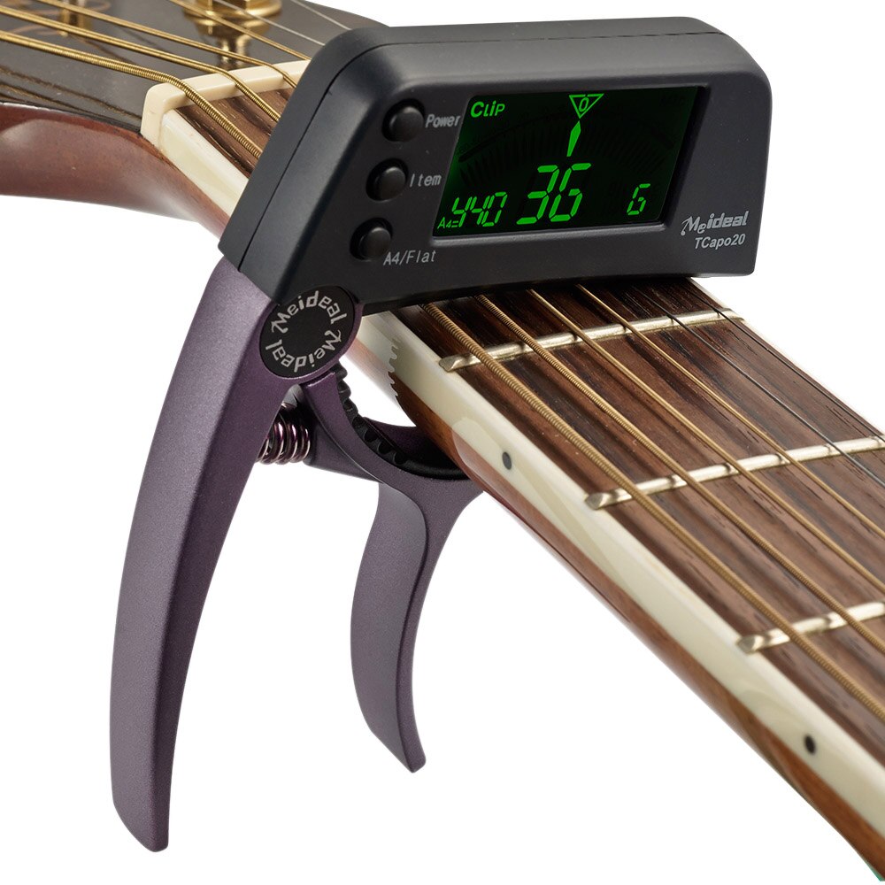 Capo en Stimmgerät voor Gitaar 2-in-1
