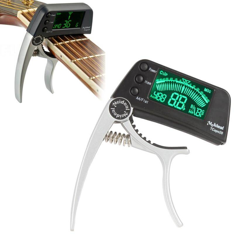 Capo en Stimmgerät voor Gitaar 2-in-1