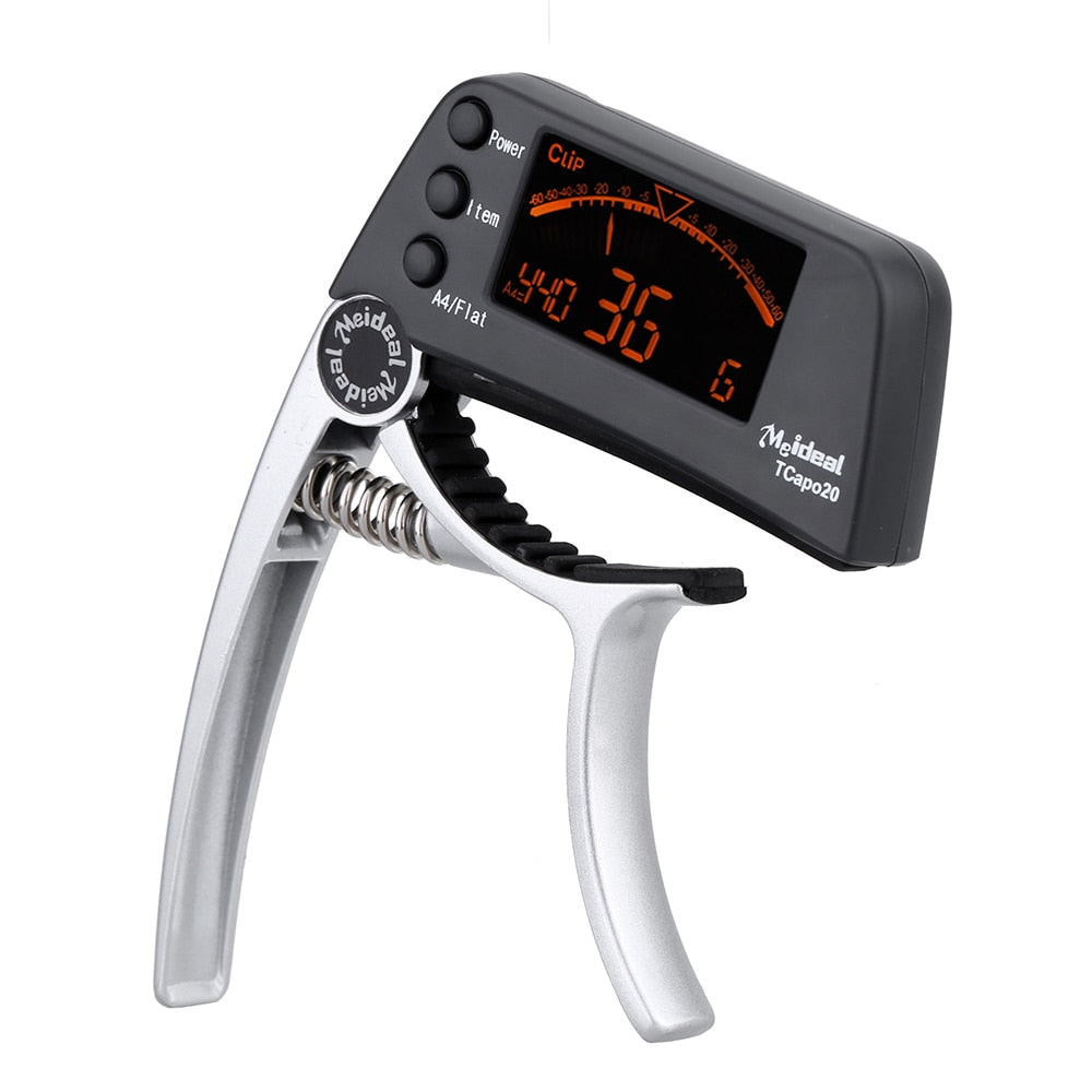 Capo en Stimmgerät voor Gitaar 2-in-1