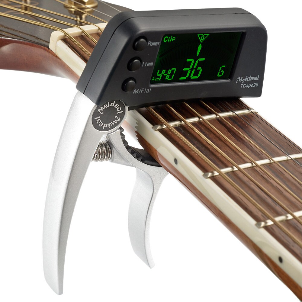 Capo en Stimmgerät voor Gitaar 2-in-1