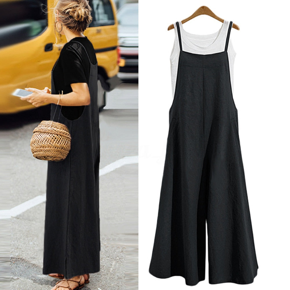 Mouwloze Jumpsuit Dames – Elegante Jumpsuit voor Feest en Casual Stijl
