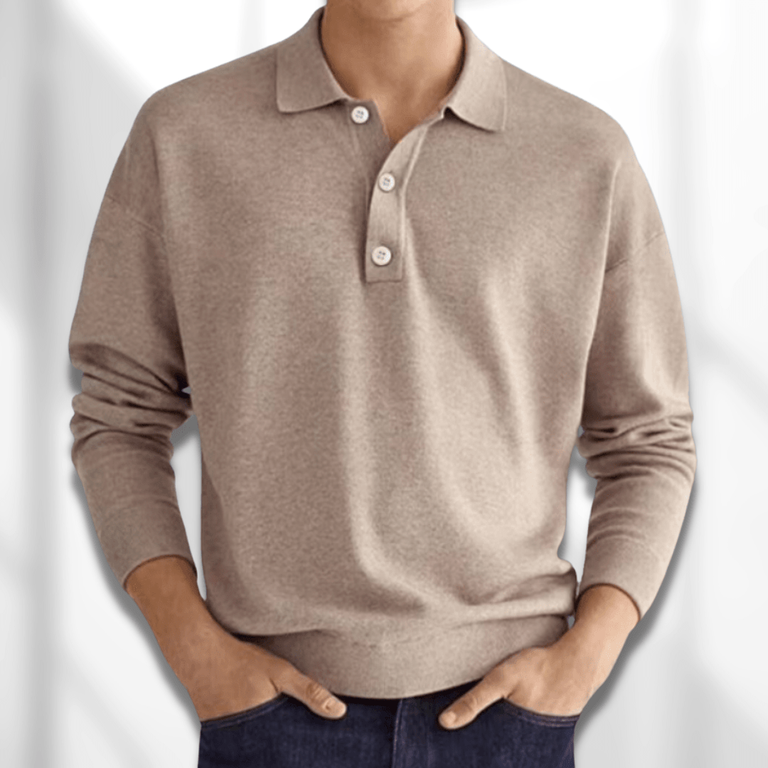 Langarm-Polohemd Heren – Stijlvol en Comfortabel Katoenen Poloshirt voor Casual en Sportief Gebruik