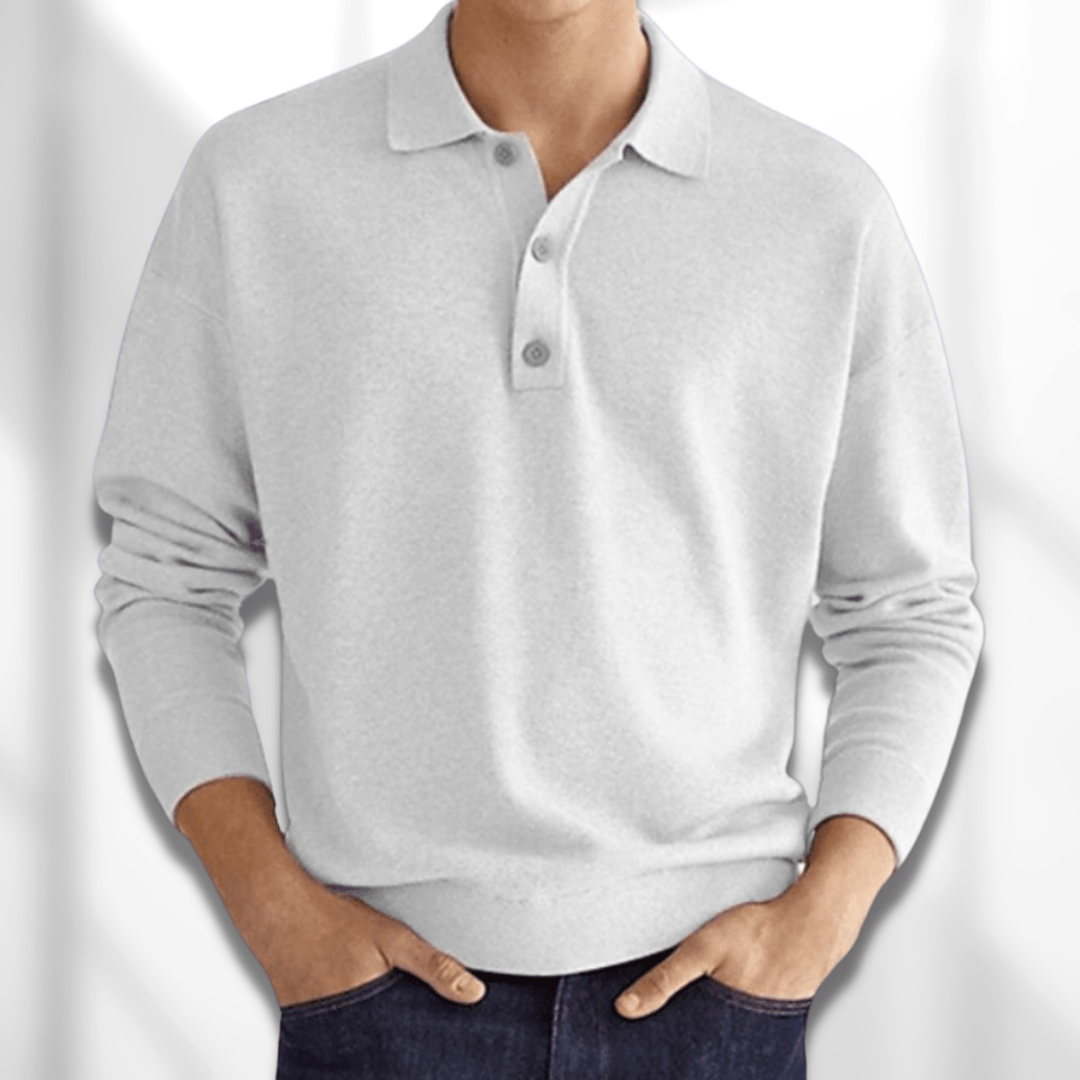 Langarm-Polohemd Heren – Stijlvol en Comfortabel Katoenen Poloshirt voor Casual en Sportief Gebruik