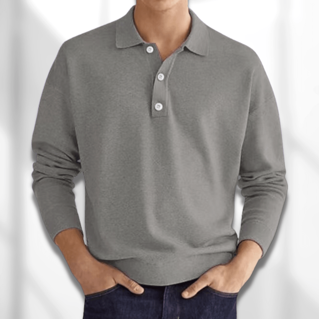 Langarm-Polohemd Heren – Stijlvol en Comfortabel Katoenen Poloshirt voor Casual en Sportief Gebruik