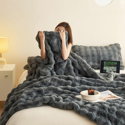 Dekentje Fleece Omkeerbaar Warm
