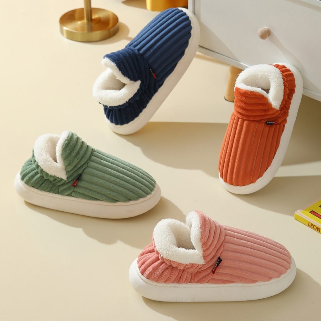 Zachte Huisschoenen Dames – Comfortabele Slippers van Hoofdkatoen voor Thuis