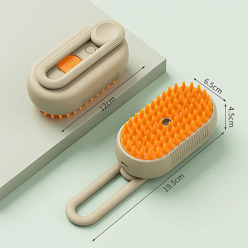 Dieren Stoom Verzorgingsborstel 3-in-1