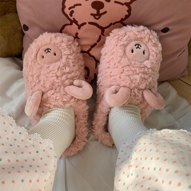 Pluche Huisschoenen Dames – Comfortabele en Warme Slippers voor Thuis
