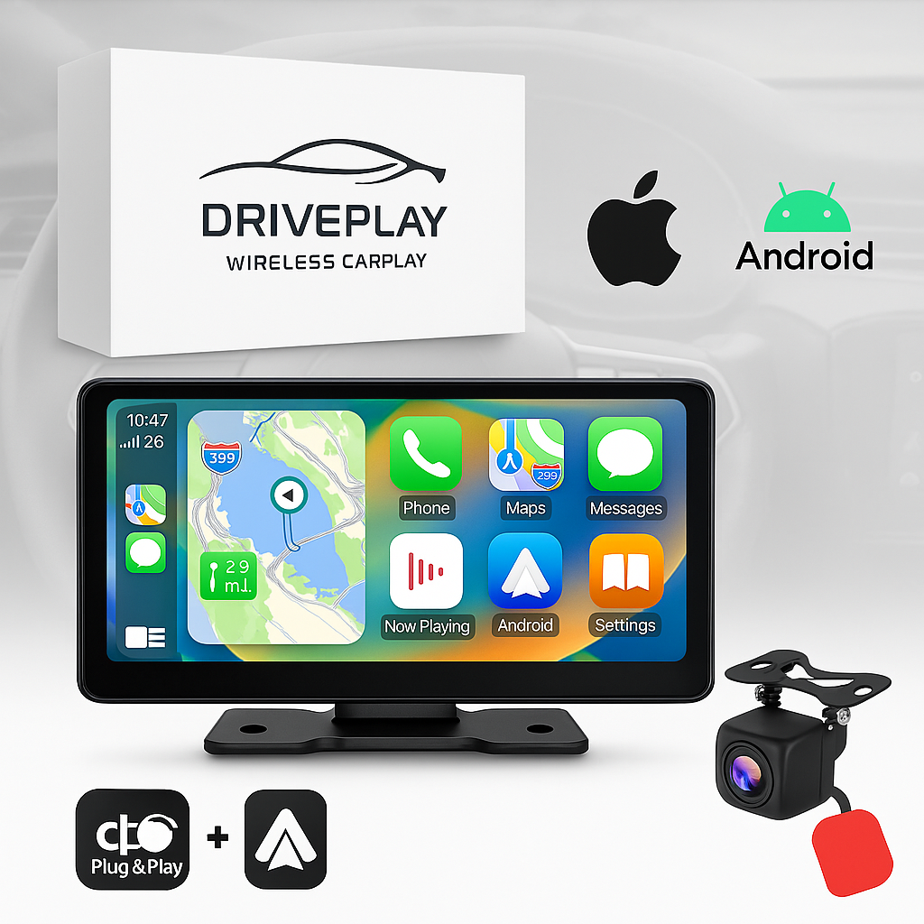 Draadloze Auto Navigatie met Touchscreen Display