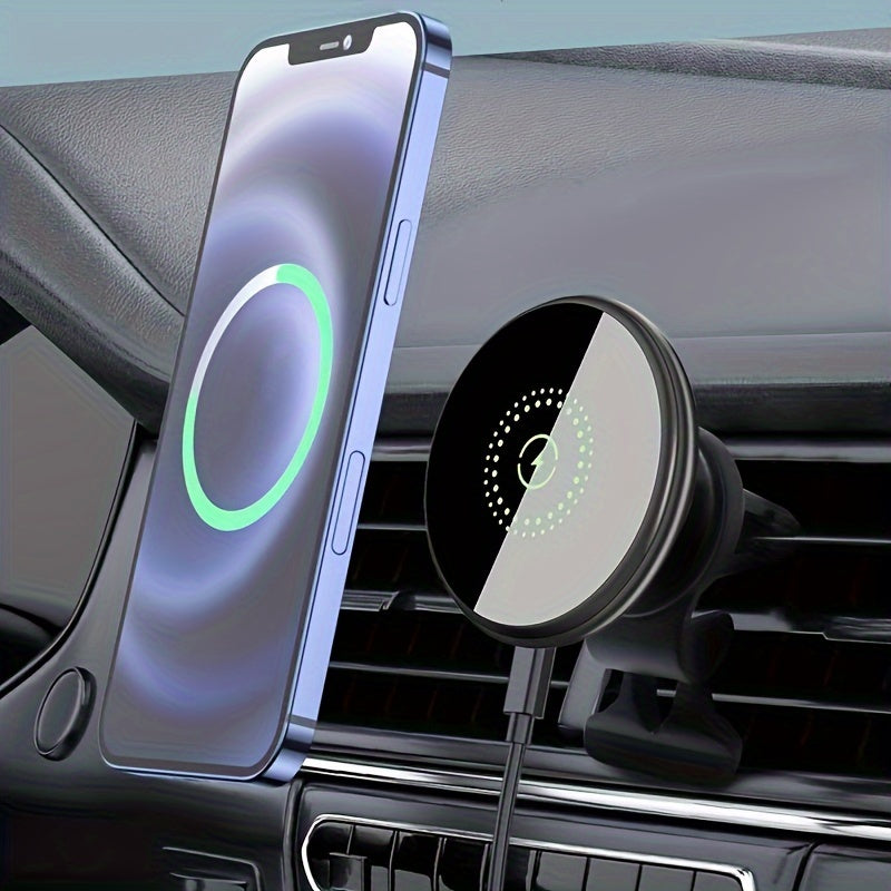 Draadloze Auto Oplader Magnetische Telefoonhouder