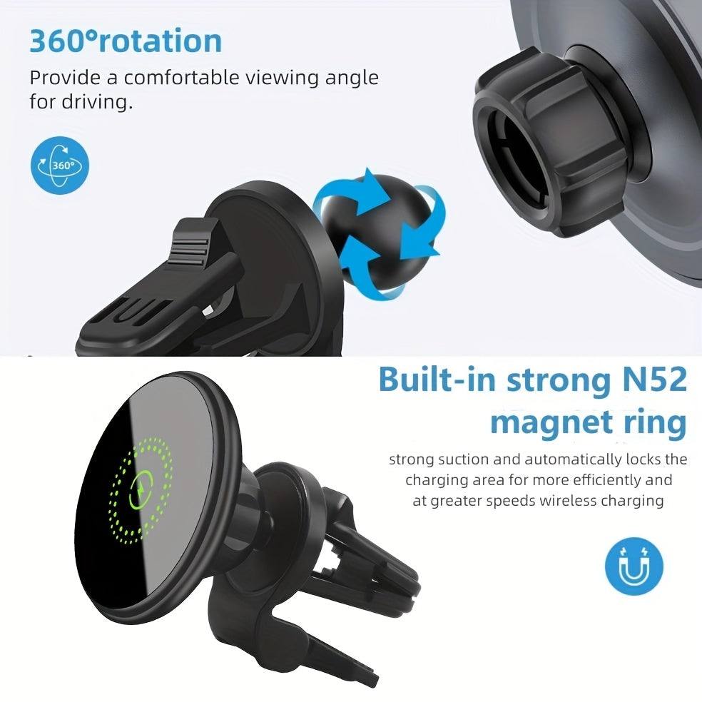 Draadloze Auto Oplader Magnetische Telefoonhouder