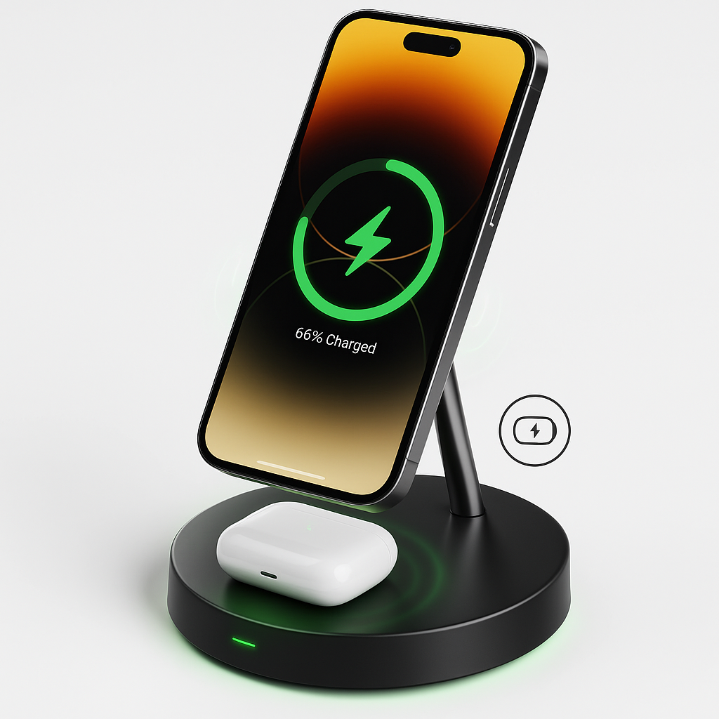 Draadloze MagSafe Telefoonoplader Stand