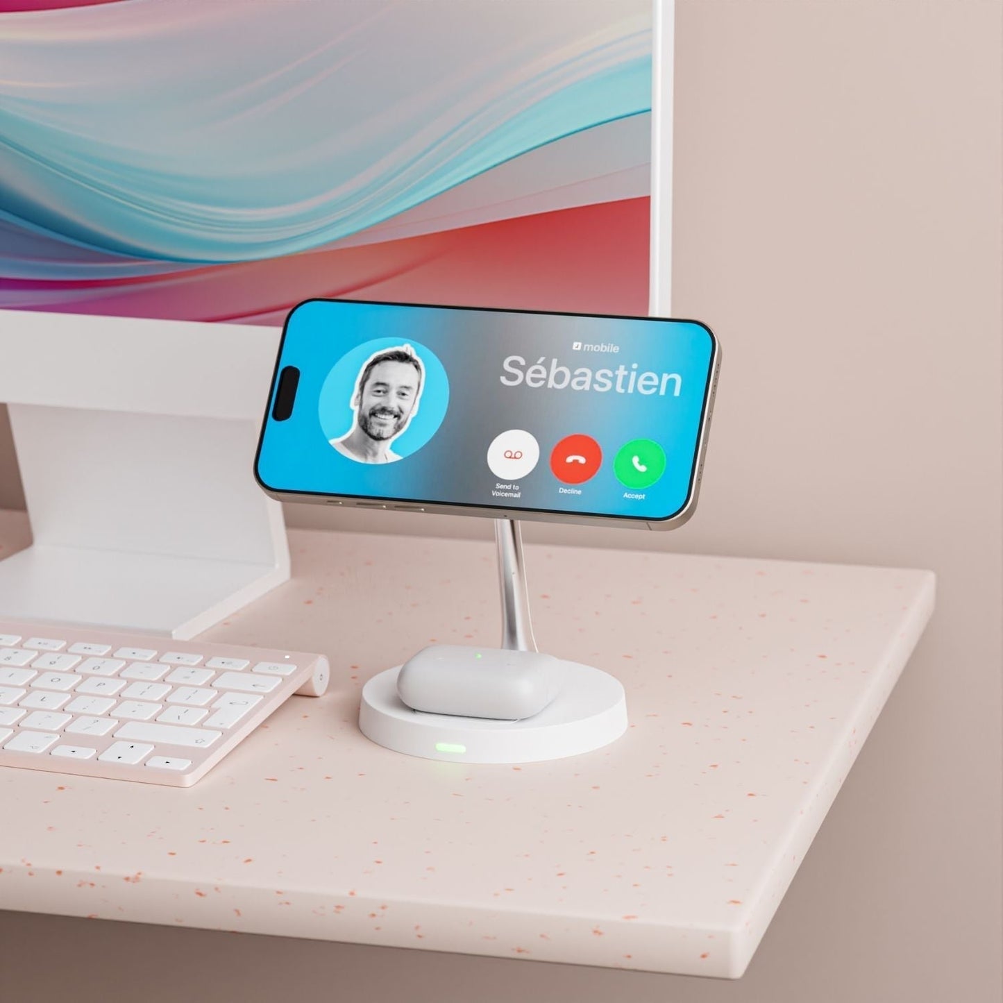 Draadloze MagSafe Telefoonoplader Stand