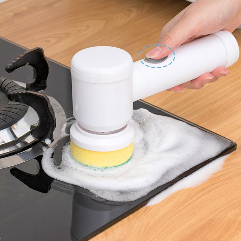 Draadloze Schoonmaakborstel Multifunctioneel Keuken Badkamer