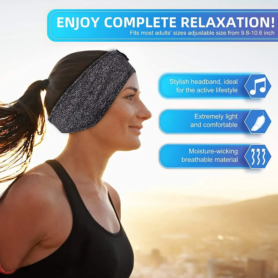Draadloze Slaapkoptelefoon Sporthoofdband voor Slaap en Workout