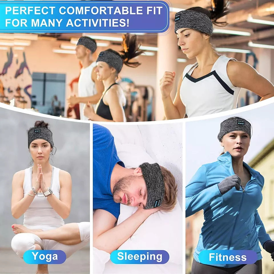 Draadloze Slaapkoptelefoon Sporthoofdband voor Slaap en Workout