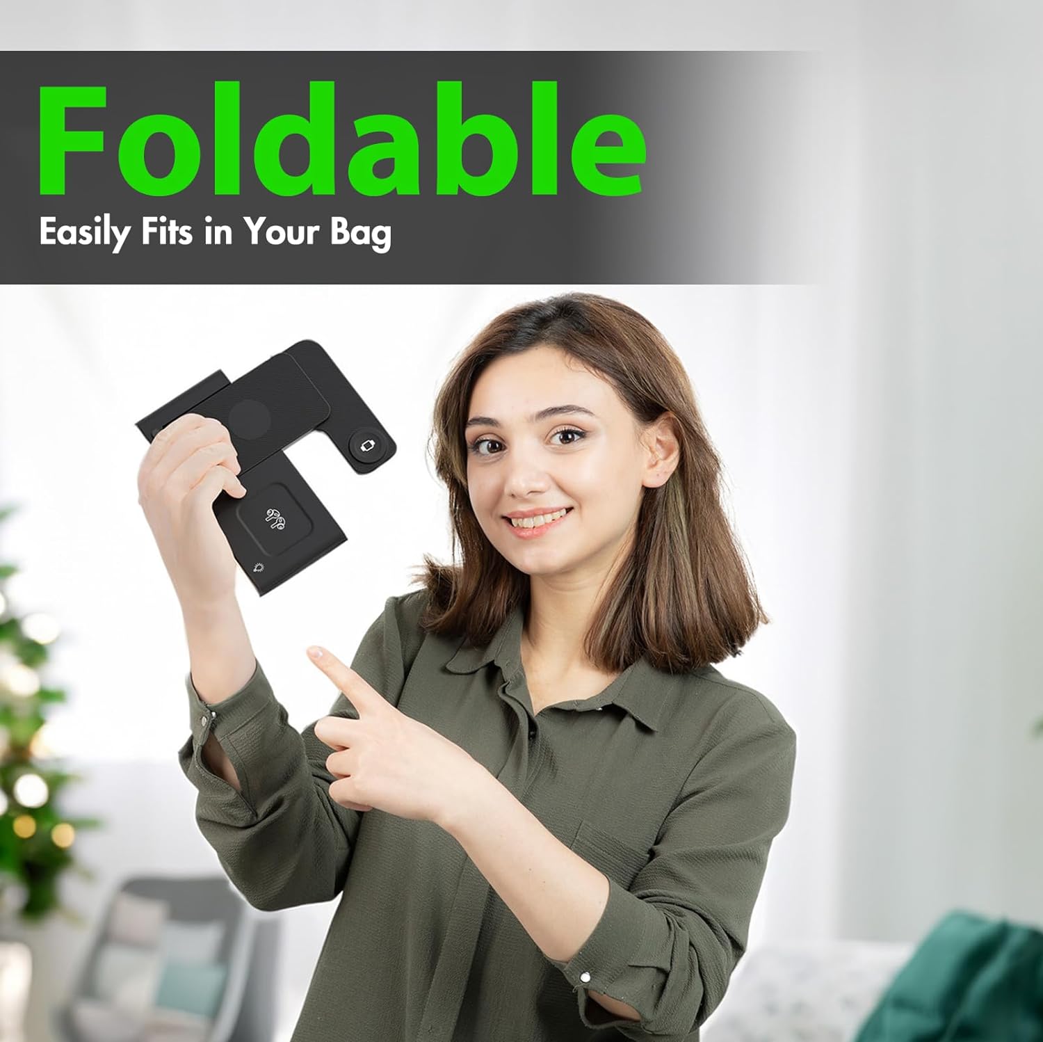 Draadloze Snellader Stand 3 in 1 voor iPhone Apple Watch AirPods