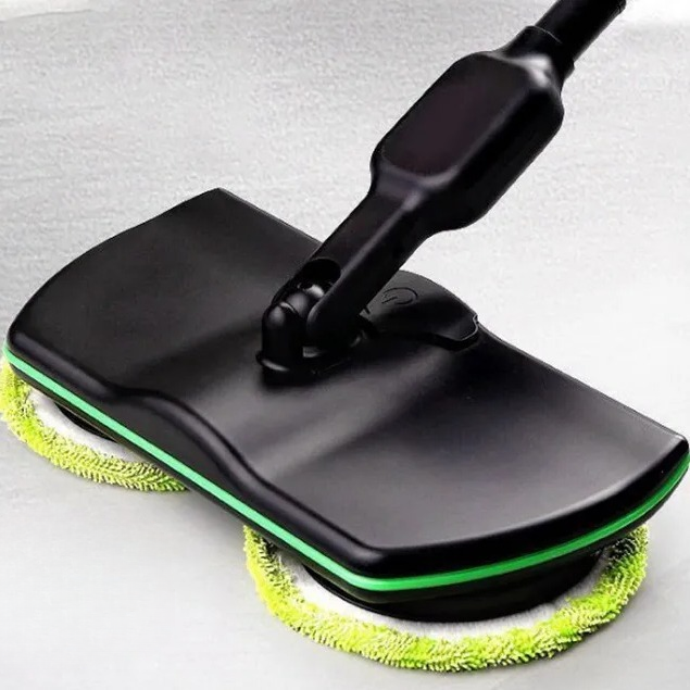 Draadloze Spin Mop Vloerreiniger Schrobber