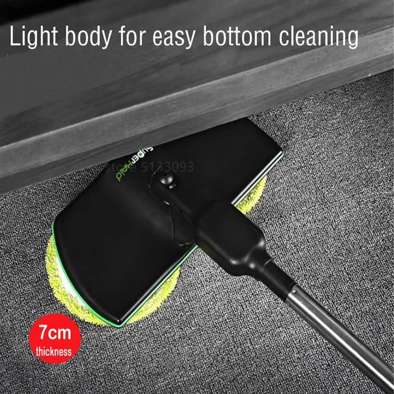 Draadloze Spin Mop Vloerreiniger Schrobber