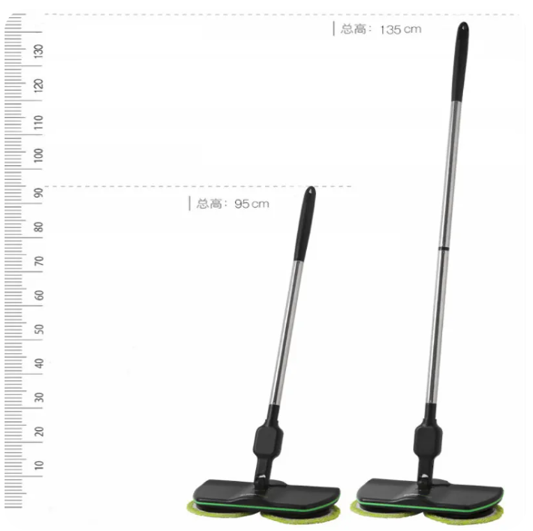 Draadloze Spin Mop Vloerreiniger Schrobber