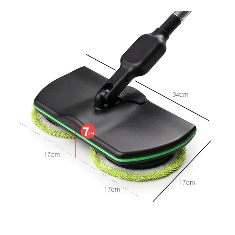 Draadloze Spin Mop Vloerreiniger Schrobber