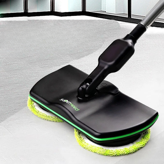 Draadloze Spin Mop Vloerreiniger Schrobber