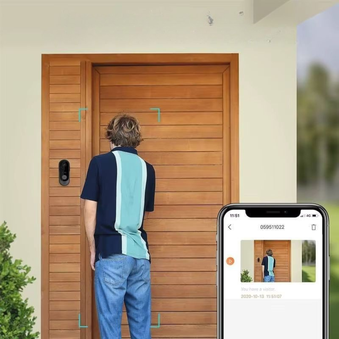 Draadloze Video Deurbel met Twee-Weg Audio Functie